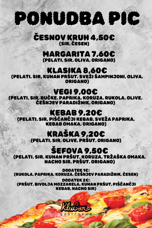 Black and realistic pizza menu instagram story (Document (A4))